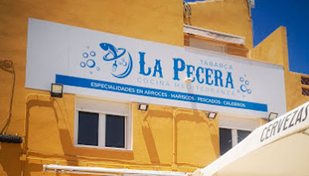 Restaurante La Pecera Tabarca — arroz con bogavante entero